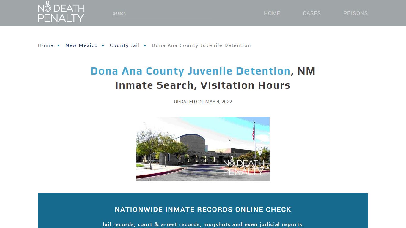 Dona Ana County Juvenile Detention, NM Inmate Search ...